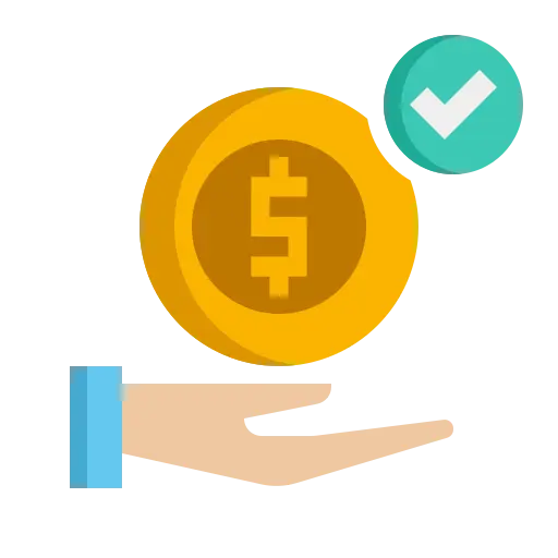 Hand holding a dollar coin, emphasizing budget-friendly solutions from a website designing company